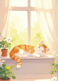 Cat at the window V.6