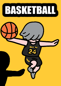 Basketball dunk 001 blackyellow