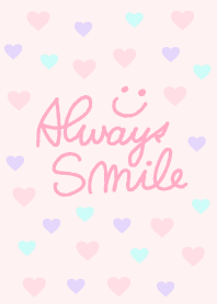 Always Smile-Pink Heart-joc
