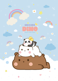 3Bear&Duck Sky Rainbow Cutie