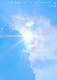 Iridescent Clouds Photo #8-13 Not AI