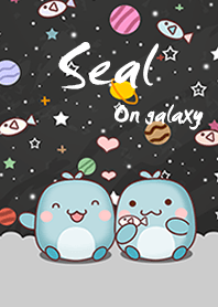 Seal on galaxy black