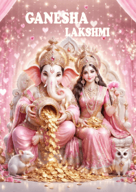 Ganesha, Lakshmi, fulfillment wishes.1