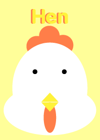 Simple White Hen Theme