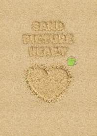 Sand Picture Heart 55