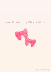New Mode Girly Pink Ribbon