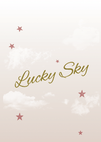 Beige & Bordeaux / Lucky Sky