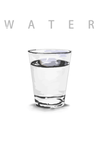 The water