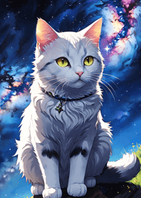 Night Moon Star Cat 62B578