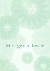 Mint green flower