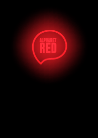 Alphabet Red Neon Theme