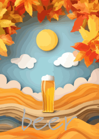 white 秋のビール