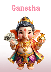 Ganesha receives wealth