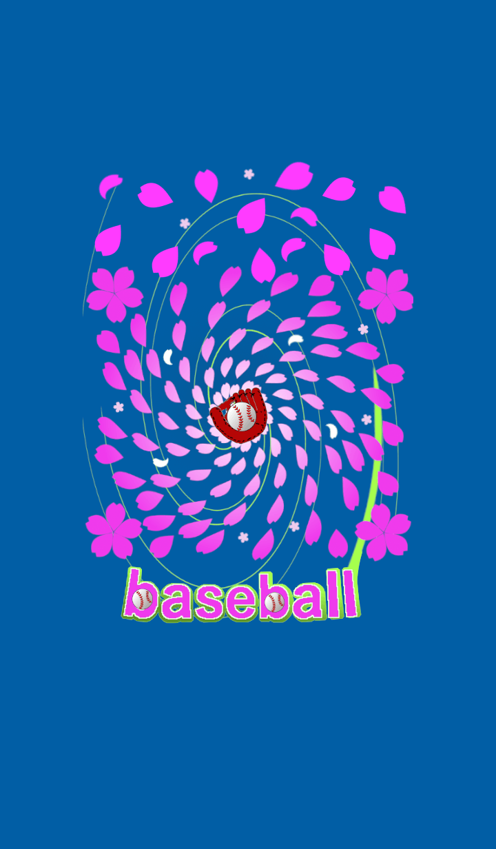 It is baseball cherry blossom edition