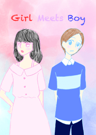Girl meets boy