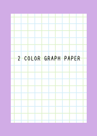 2 COLOR GRAPH PAPER/BLUE&GREEN/PURPLE
