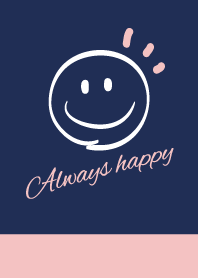 Always happy -Navy&Pink 5-