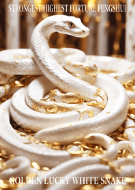 Golden White Snake of Luck 54