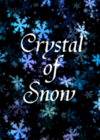 Crystal of snow marble gradation