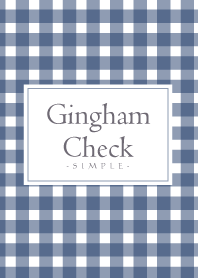 Gingham Check-Navy 24