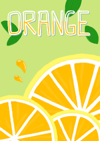 Juicy Orange Slice (green)