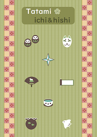 Japanese tatami / checkered & rhombus