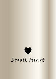 Small Heart *Champagne Gold 9*