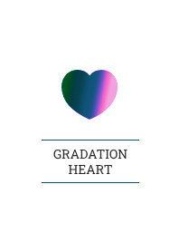 GRADATION HEART THEME :48