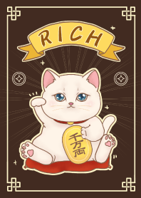 The maneki-neko (fortune cat)  rich 75