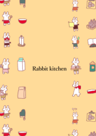 Simple scribble rabbit kitchen 2