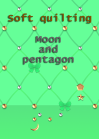 Soft quilting(Moon and pentagon)