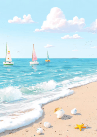 sea water is beautiful and bright1_61