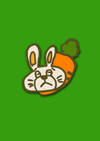 rabbit carrot delicious