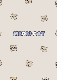 neko head2 - dark beige