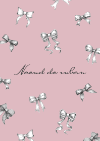Noeud de ruban [black/pink]
