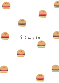 Cute hamburger pattern.
