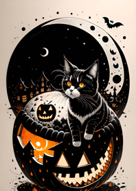 halloween cat BcD87A