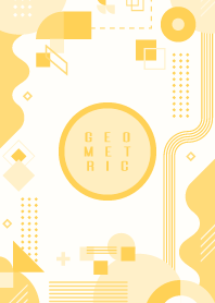 Flat Geometric Egg Yellow