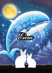 Eina Beautiful rabbit & whale