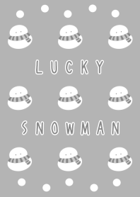 LUCKY SNOWMAN-GRAY