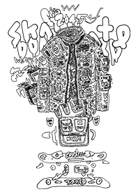 STREET SKATEBOARD GIRL GRAS 011B