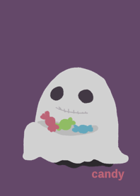 candy and ghost