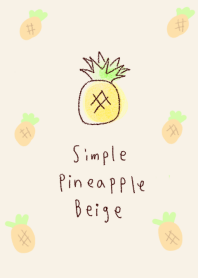 simple pineapple beige Theme .