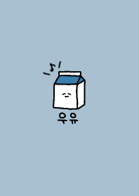 韓国語MILK_dustyblue