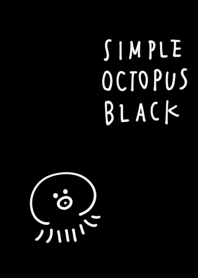 Simple octopus black.
