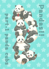 pandas Theme!! 01 panda cubs