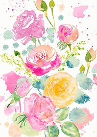 薔薇(バラ)の花の着せかえ(R4190)