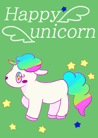 Happy unicorn star