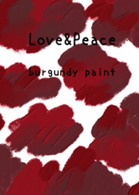 Oil painting art burgundy paint 37
