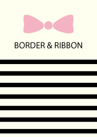 Black Border & Pink Ribbon